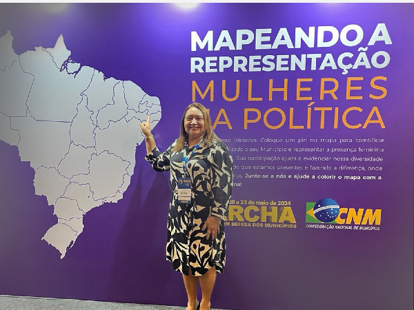 Prefeita Gilene Cândido participa da XXV Marcha dos Prefeitos 2024 em Brasília